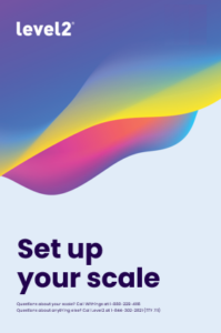 Set up your scale booklet