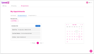 Level2 Portal - Appointments Page